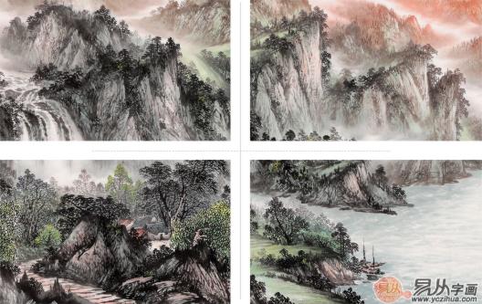咫尺千里山水丨畫家王寧作品一帆風順——賞析