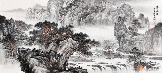 胸含萬壑,妙筆繪千山——畫家林德坤寫意山水畫欣賞