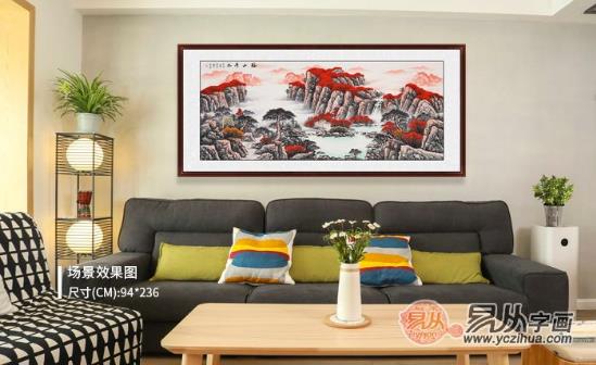 客廳背景墻掛什么畫好?花點時間,認真看完這篇攻略