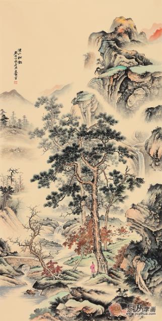 品清幽遠(yuǎn)靜之韻味——名家國畫松圖作品賞析