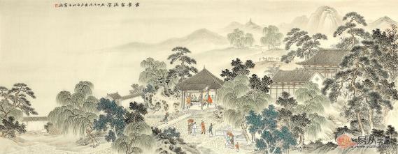 中式客廳掛什么畫(huà) 深受?chē)?guó)人喜歡的山水畫(huà)