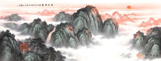 五岳獨(dú)尊泰山圖——欣賞畫家王寧筆下的山水畫泰山