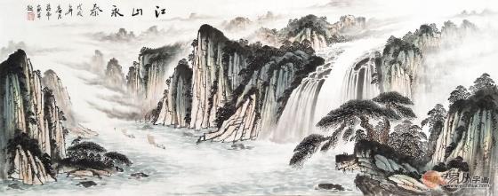 書房適合掛什么畫 寓有高潔清雅的山水畫