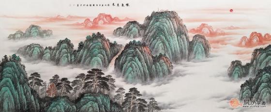 書房適合掛什么畫 寓有高潔清雅的山水畫