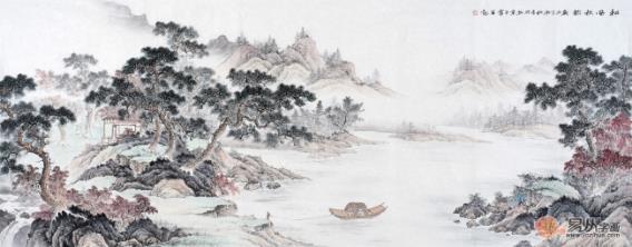 客廳裝飾畫(huà)掛什么好?事實(shí)證明,國(guó)人都樂(lè)于掛幅山水畫(huà)