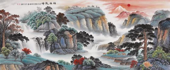 客廳字畫之山水畫作品推薦,每一幅都獨具魅力!