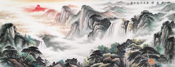 客廳字畫之山水畫作品推薦,每一幅都獨具魅力!