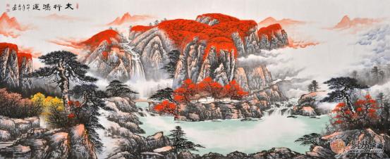 客廳沙發(fā)后掛什么畫好 山水畫讓家居墻不再單調(diào)