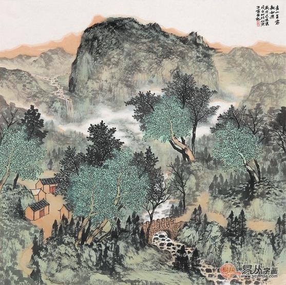 客廳走廊掛什么畫好 山水畫彰顯你的生活品味