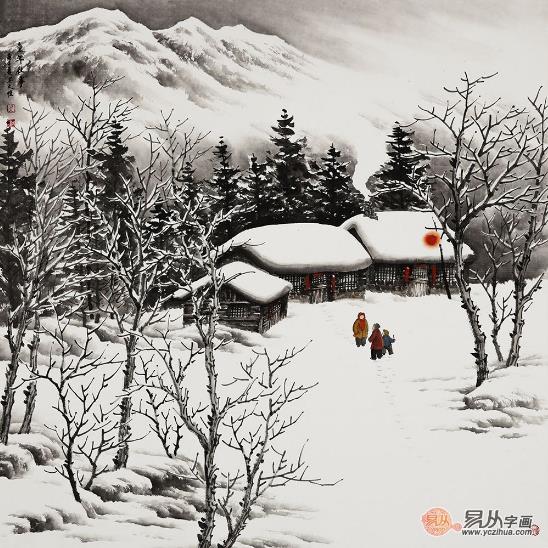 客廳走廊掛什么畫好 山水畫彰顯你的生活品味