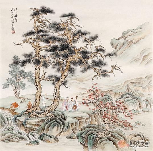 客廳走廊掛什么畫好 山水畫彰顯你的生活品味