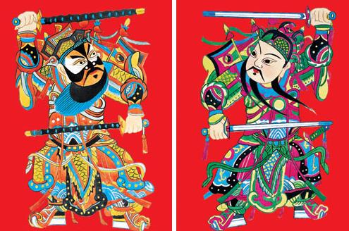 貼門(mén)神分左右嗎?門(mén)神貼在大門(mén)什么位置