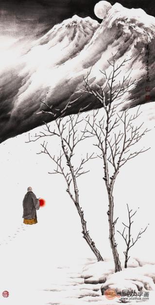 客廳掛什么畫比較好 冬日雪景畫給家不一樣的美