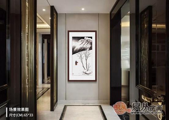 客廳掛什么畫比較好 冬日雪景畫給家不一樣的美