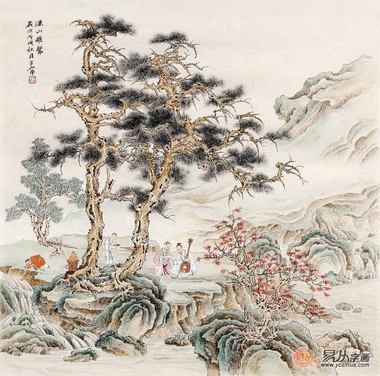 家居新中式掛畫 五款美到骨子里的中國風(fēng)山水畫