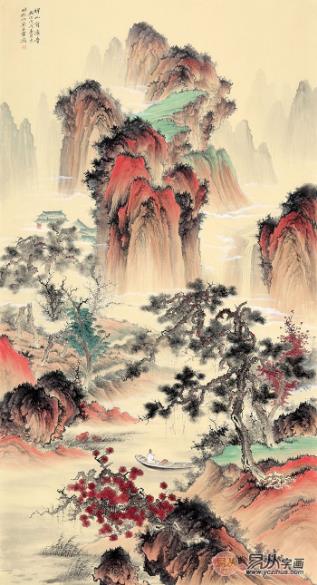 家居新中式掛畫 五款美到骨子里的中國風(fēng)山水畫