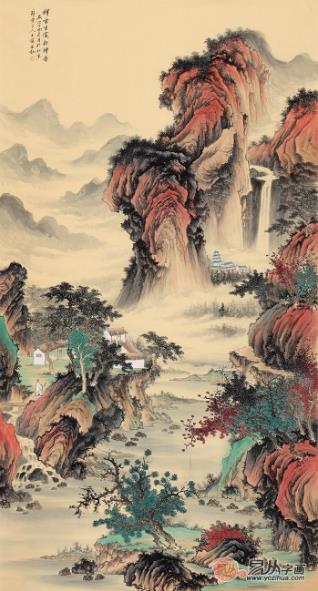 家居新中式掛畫 五款美到骨子里的中國風(fēng)山水畫
