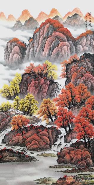 一進(jìn)門看到什么畫好?進(jìn)門掛畫,就得這么選