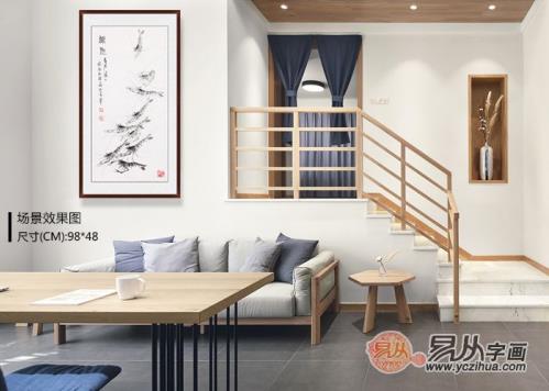 家庭室內(nèi)裝飾掛畫,蝦趣圖,濃妝淡抹總相宜