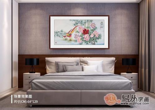 臥室適合掛什么畫 王一容手繪花鳥畫讓臥室更溫馨浪漫
