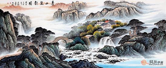 家里客廳掛什么畫好 探索山水畫在客廳里的裝飾魅力