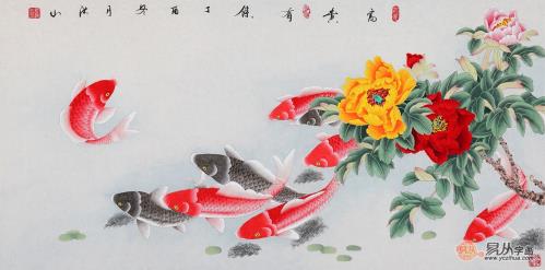 家中客廳掛什么國畫好?掛幅花鳥畫,想不美都難
