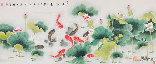 家中客廳掛什么國畫好?掛幅花鳥畫,想不美都難