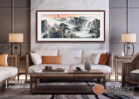 客廳山水畫(huà)要怎么掛才合情合理合乎風(fēng)水?