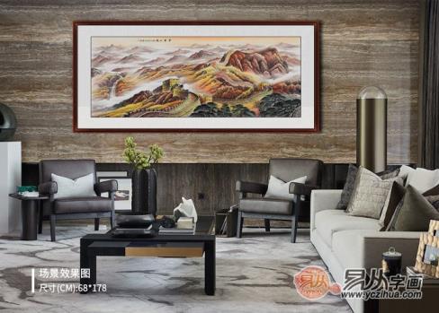 客廳山水畫(huà)要怎么掛才合情合理合乎風(fēng)水?