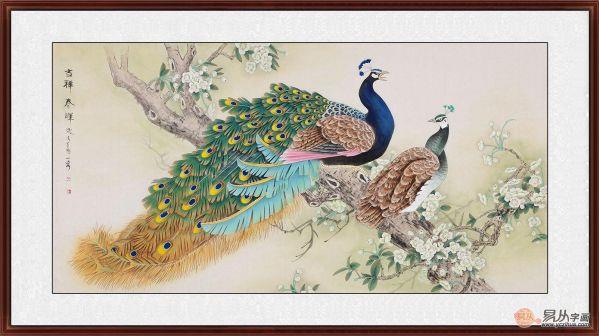 臥室里掛什么畫好 夫妻床頭掛花鳥畫最適宜