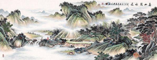 客廳掛什么畫 一幅山水畫瞬間提升家居規(guī)格