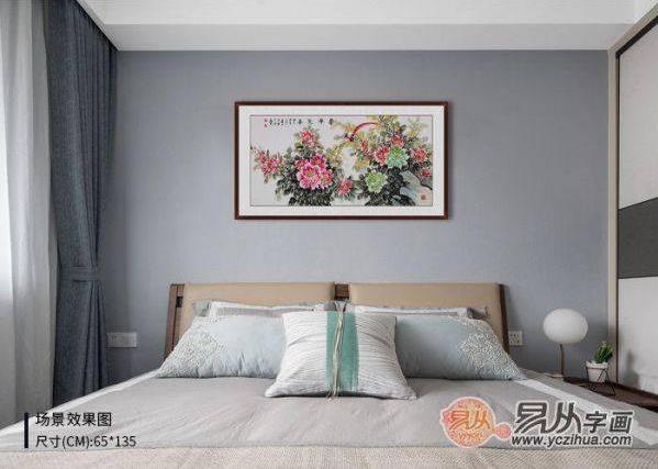 家中懸掛字畫什么好,這三款吉祥花鳥畫詮釋高雅品位