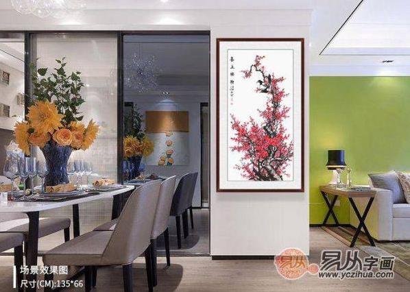 家中懸掛字畫什么好,這三款吉祥花鳥畫詮釋高雅品位