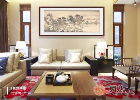 沙發(fā)背景墻畫學(xué)會(huì)這么搭,好看又有格調(diào),令人艷羨!
