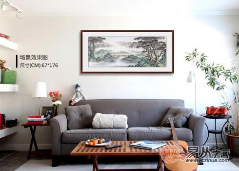 沙發(fā)背景墻畫學(xué)會(huì)這么搭,好看又有格調(diào),令人艷羨!