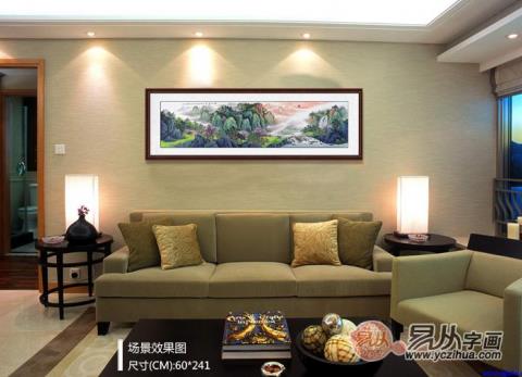 沙發(fā)背景墻畫學(xué)會(huì)這么搭,好看又有格調(diào),令人艷羨!