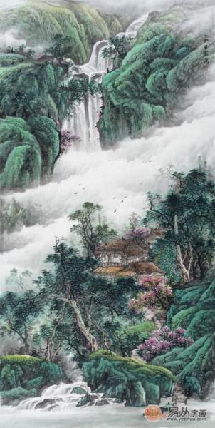 進(jìn)門玄關(guān)裝飾畫選得好,客人一進(jìn)門都驚呆了