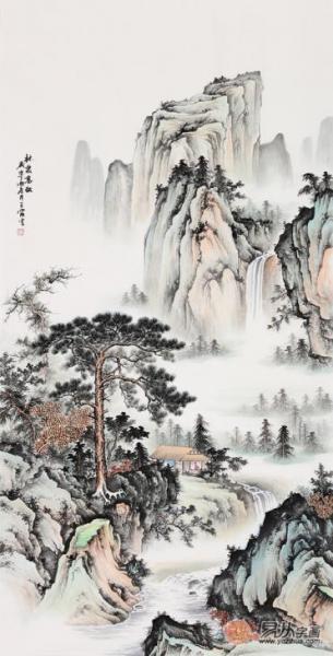 進(jìn)門玄關(guān)裝飾畫選得好,客人一進(jìn)門都驚呆了