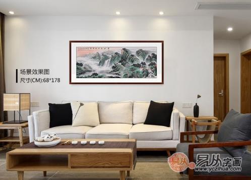 沙發(fā)靠西墻掛什么畫(huà)好 易從網(wǎng)建議從這4類畫(huà)入手