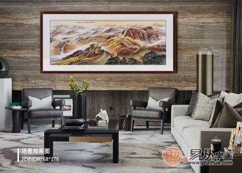 沙發(fā)靠西墻掛什么畫(huà)好 易從網(wǎng)建議從這4類畫(huà)入手