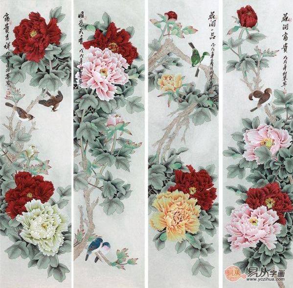 室內(nèi)大白墻上掛什么畫(huà)好,靈動(dòng)花鳥(niǎo)畫(huà)帶來(lái)的別樣藝術(shù)情調(diào)