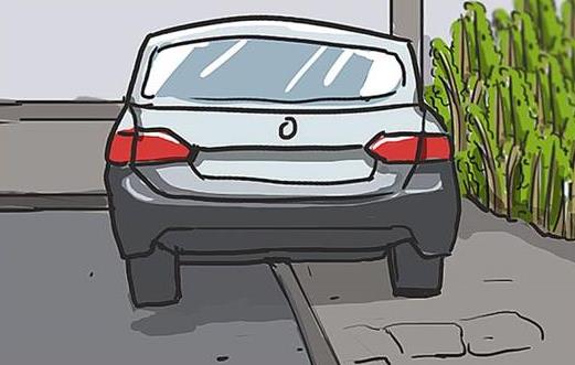 汽車斜著一高一低30度停放會(huì)怎樣?停車不平對(duì)車有損害嗎?