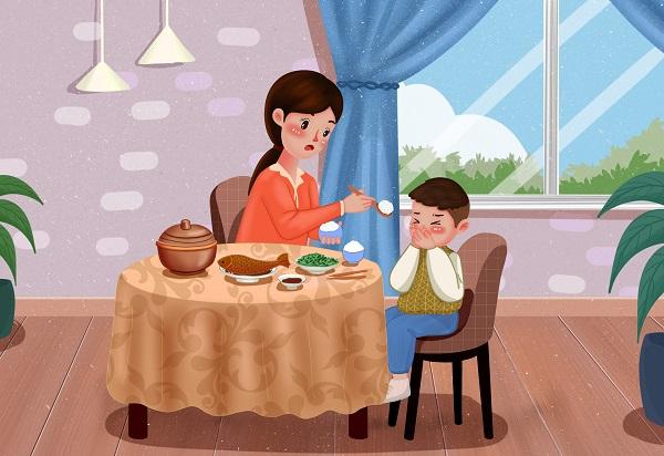 孩子長得慢可能是吃出來的,太子金顆?蛇m當(dāng)調(diào)理 攝圖網(wǎng)_401869519_banner_母親和不愿意吃飯的孩子(企業(yè)商用).jpg