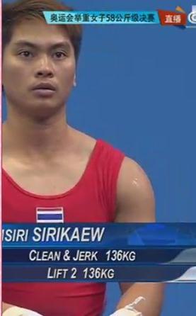 泰國女選手皮姆斯里-西里卡烏，長得很陽剛。
