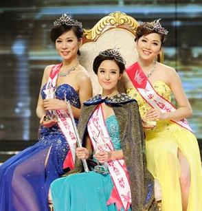 廣州選美冠軍李茜太瘦只有39公斤，李茜被調(diào)侃胸像圖釘，廣州選美三甲