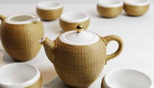 四川特有的傳統(tǒng)手工藝，竹絲扣瓷