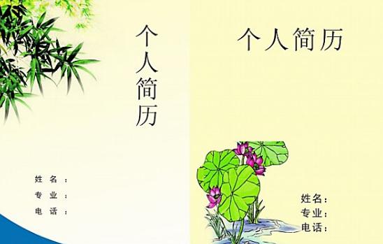 求職簡歷通常用哪些類型？