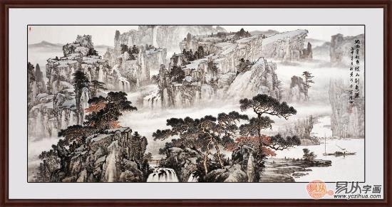 當(dāng)代畫家林德坤藝術(shù)鑒賞：過雨看松色，隨山到水源